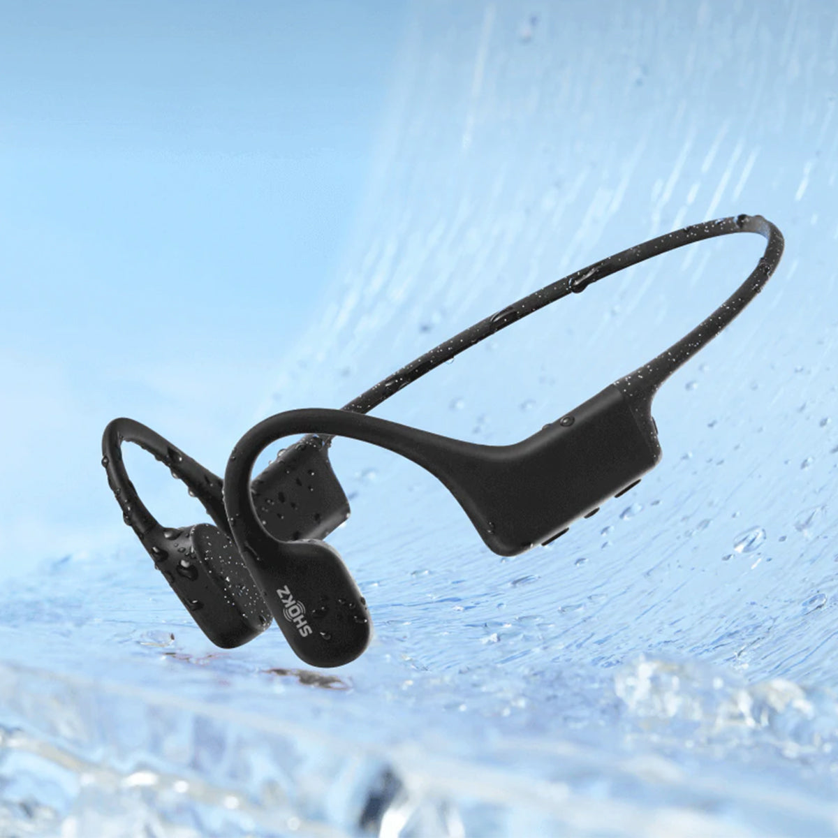 Open-Ear MP3 Swimming Headphones with 4GB Storage & IP68 Waterproof | OpenSwim