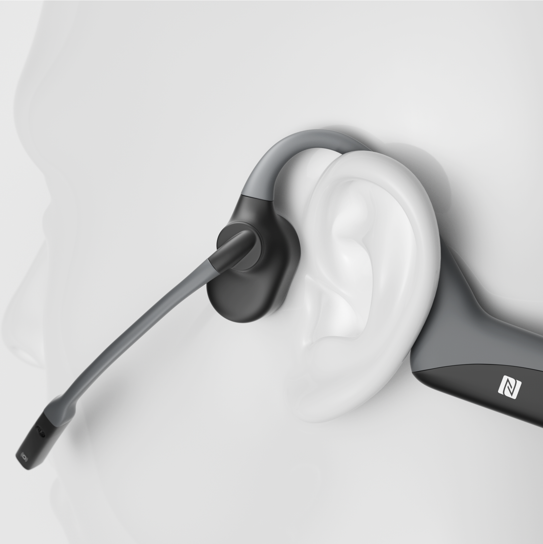 Refurbished OpenComm Bone Conduction Headset with Noise-Canceling Mic | Shokz