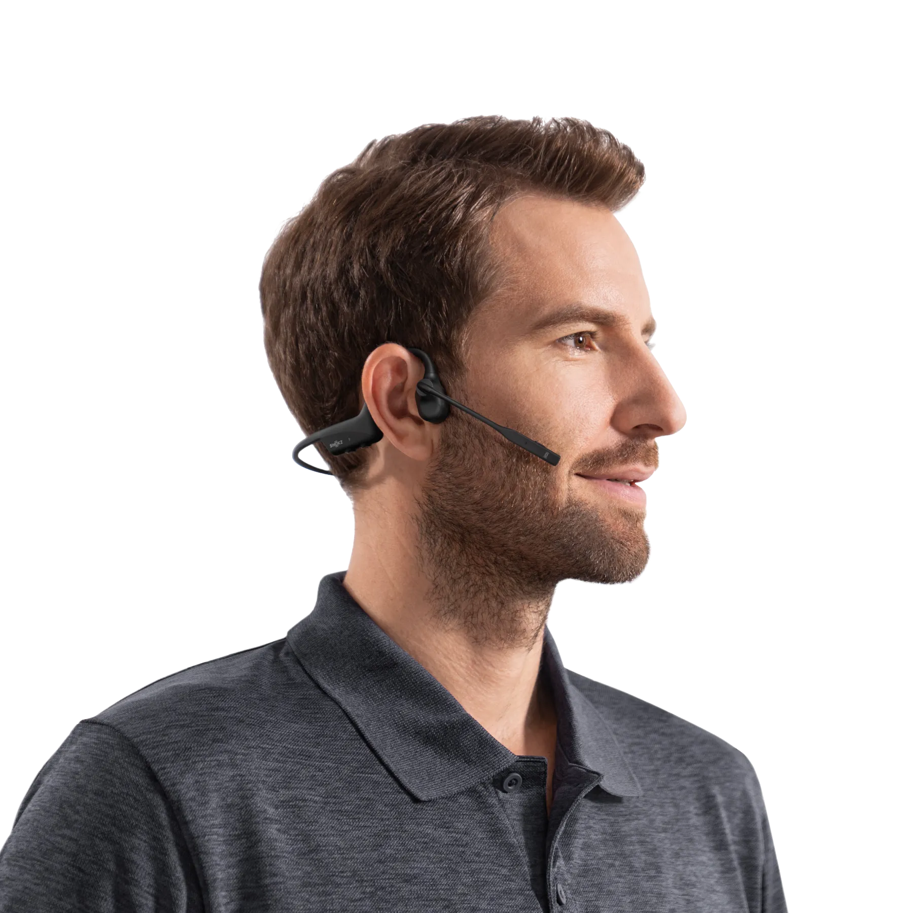 Bone Conduction Headset with Noise-Canceling Mic & Bluetooth | Shokz OpenComm2